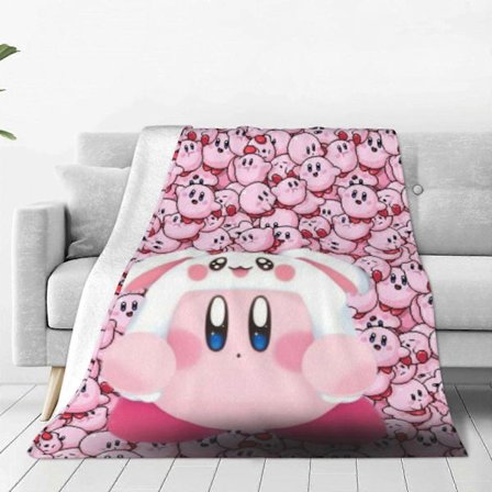 Kirby Heittopeitto Sohva Sänky Pehmeä Kevyt Lämmin Mukava Flanelli Fleece Peitto Lapsille Aikuisille Lahja Useita S-SYS1065