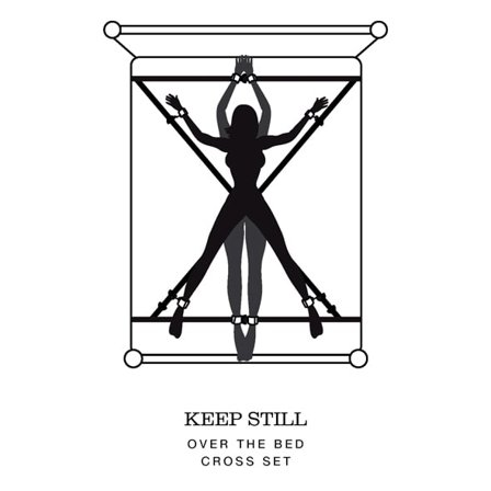 Fifty Shades of Grey: Over the bed cross set - Vuxen.no