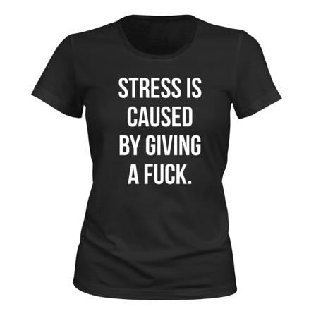 Cause Of Stress - T-SHIRT - DAM svart XL