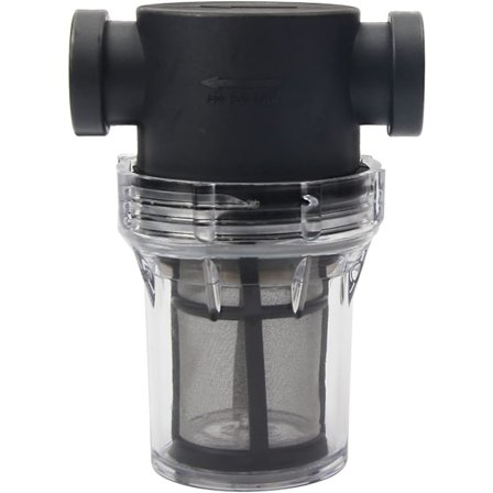 Rörfilter, 1/2" Vattenpumpfilter med 100 Mesh Rostfritt Stål