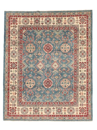 Tappeto Orientale Kazak Fine 246X299 Marrone/Grigio Scuro (Lana, Afghanistan)