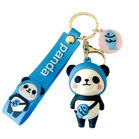Tecknad söt nyckelring present Panda nyckelring Docka kreativ nyckelhänge - high quality