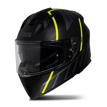 Umpikypärä iXS iXS217 2.0 Matta Musta/Keltainen Neon M