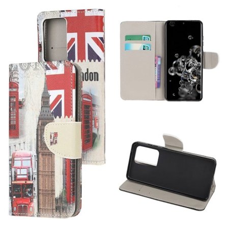 Wonderland Samsung Galaxy S20 Ultra etui – Engelsk Flag