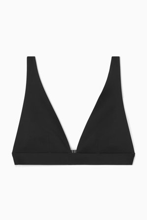 COS Women's Scuba Bikini Top in Black