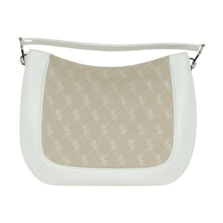 Blumarine Blumarine White Taske with a Beige Insert Hvid, Dame Håndtasker, Størrelse: ONE Size