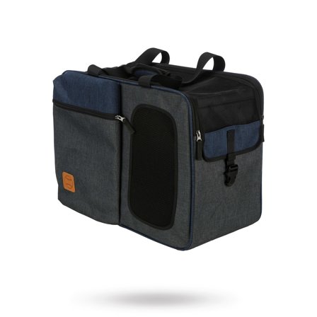 Trixie - Tara Ryggsäck 2 i 1 upp till 7 kg - Grå/Blå - Resa med djur