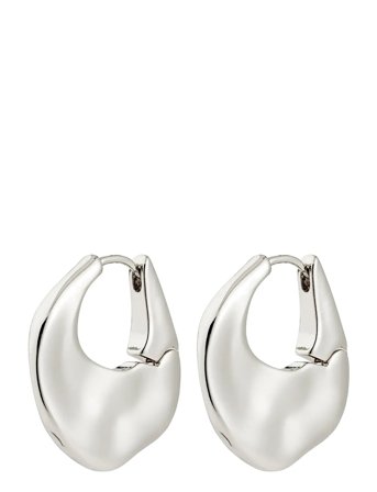 Pilgrim | Sense Hoop Earrings Silver-Plated | ONE SIZE
