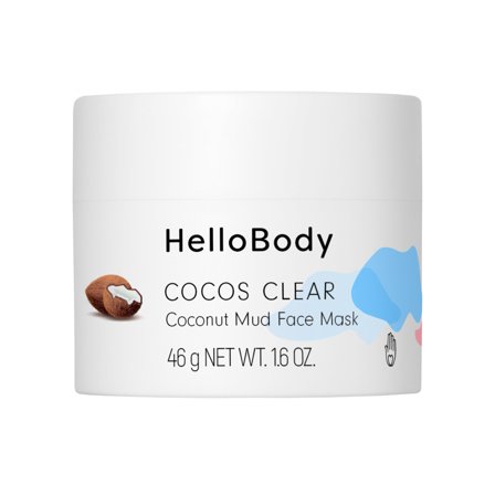 HELLO BODY Cocos Clear 45ml - Maschera Purificante viso