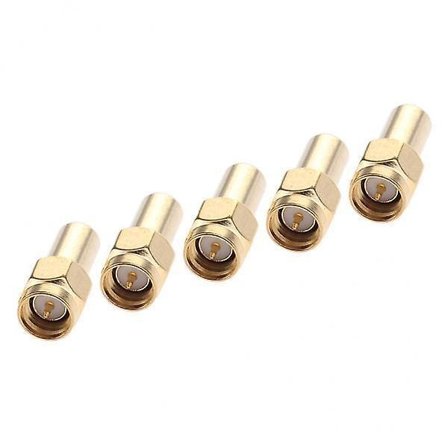 3x5 stk. SMA Han RF Koaksial Terminal Dummy Load 2W 3GHz Guldbelagt
