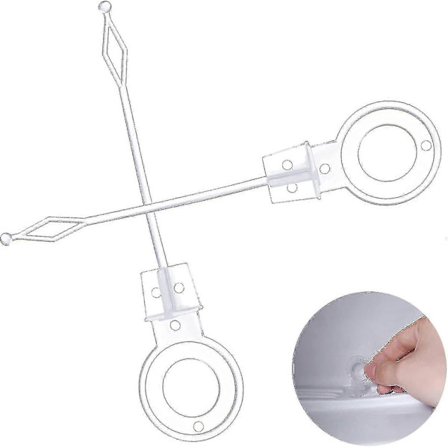 2 st Universal Kylskåp Frysskåp Avloppshål Kolv Kylkolv, kylskåp Avloppshål Plastkolv Rengöringsverktyg Kylskåpstillbehör Avlopp