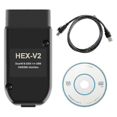 För VAG COM 22.3 OBD2 Scanner HEX V2 USB för Golf A6 Skoda Seat Obegränsade VINs ATMEGA162+16V8+FT232RQ