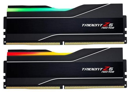 G.SKILL 128GB (2 x 64 GB) DDR5 6000MHz CL34 1.35V Trident Z5 NEO RGB Black