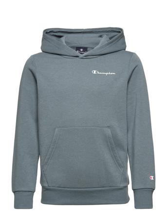 Hooded Sweatshirt Hettegenser Genser Blå Champion