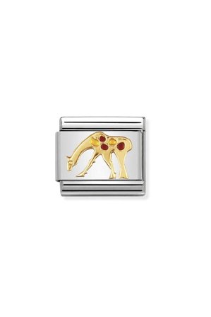 Animals 18k Gold & Enamel Giraffe