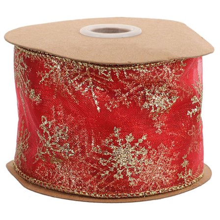 Rulle juldekoration band julhantverk DIY band förpackningsband (910X6 cm, som visas på bilden)