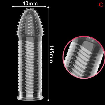 22 Styles Blød Genanvendelig Krystal Hud Penisring Forsinkelse Udvidelse Ekspansion Legetøj til Voksenfest
