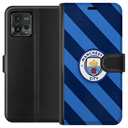 Kompatibel Tegnebogsetui til Motorola Moto G72 Blue Ship Emblem