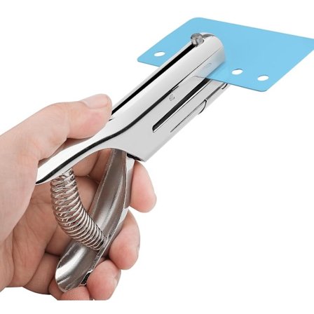 Hulmaskine 1/4 tomme, bærbar enkel hulmaskine til hobby og papir, kraftig hulmaskine til papir, kort, plastik og pap