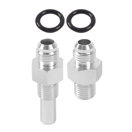 2 st 4L80E Transmissionsadapter Beslag Främre Bakre Port 6AN Flare 6 AN 4l80e Bare Automotive Reservdelar