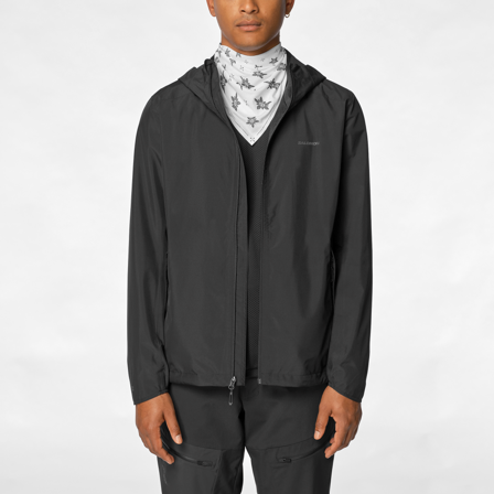 Salomon - veste pour homme Outscape 2l Jkt Sol M - Deep Black - L