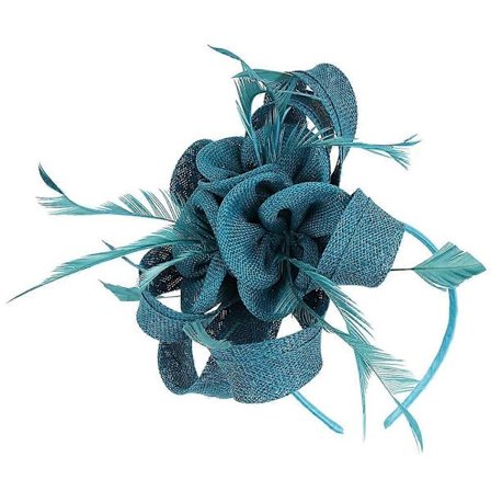Dame Fascinator Te-selskap Hårpynt For Kvinner Hodeplagg Ball Tøymateriale 23x18x8cm 1-pakning