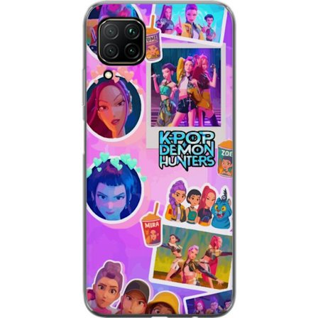 Yhteensopiva Puhelinkuori Huawei P40 lite Kawaii KPop Demon Hunters vinyylikeräilykohde