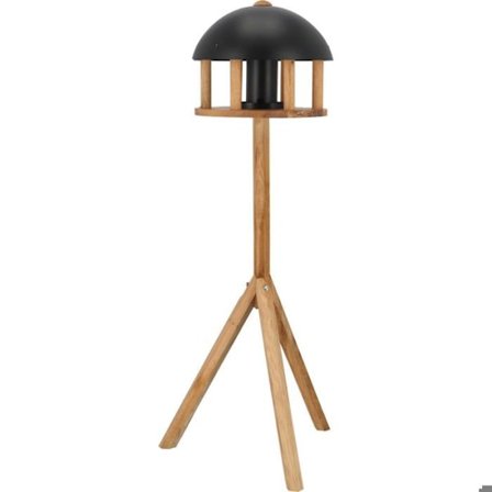 Ekmatare på stativ Silo svart tak