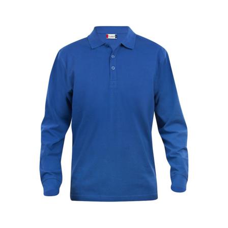 Clique Mens Klassisk Lincoln Långärmad Pikétröja L Royal Blu
