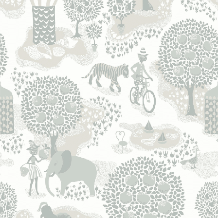 Littlephant Tapet - Jardin De La Vie Tapeter Unisex Vit