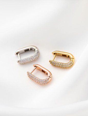 Marmara Sterling Goldplated Link Earrings - Gold - ONE SIZE