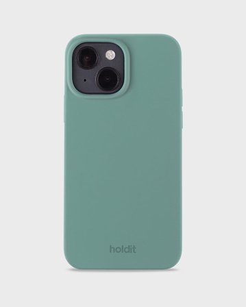 HOLDIT Silicone Case iPhone Moss Green 14/13, Tøj & Bolig, Elektronik, Telefon & Mobiltilbehør