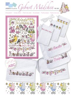 Korsstygnsmönster Flicka