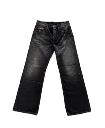 Acne studios 21 m spray paint jeans, straight legged