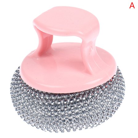 Stålkulebørste med håndtak Panrengjøringsbørste Oppvaskhåndtak Vask