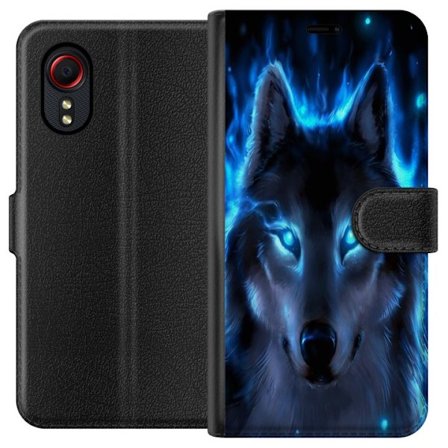 Yhteensopiva Lompakkokotelo Samsung Galaxy Xcover 5 Susi