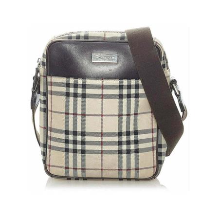 Burberry Vintage, Pre-owned Cross Body Bags Bruin, Dames, Maat:ONE Size
