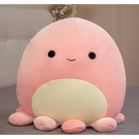 Julklapp Xmas 60 Squishmallow bläckfisk Plyschleksak Gosedjur Plyschdocka Squishmallowing Jul pink