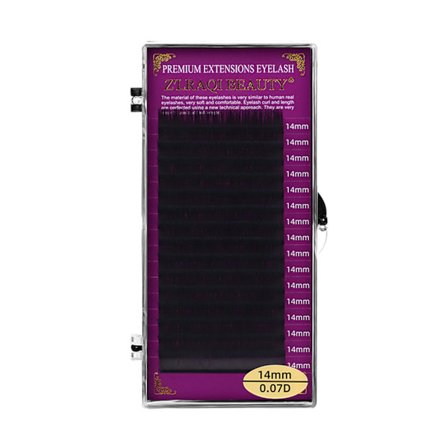 Volym ögonfransförlängning 0,07/0,1 mm C/D Curl 8-15 mm Längd Easy Fan Volym Fransar Blandningsbricka 7-15 mm Blooming Lashes