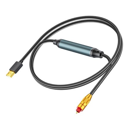 USB til Optisk Analog Konverter Digital Optisk SPDIF til Analog Stereo Lyd