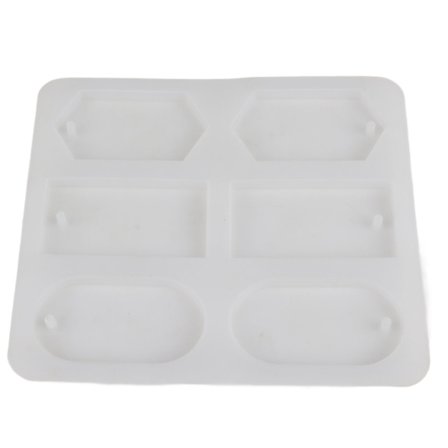 Silikoninen vahamuotti Suorakulmainen vahahartsimuotti DIY-käsityöt Riippukorujen valmistus