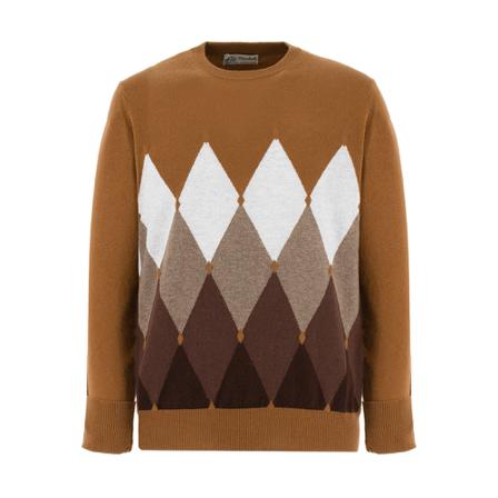 Ballantyne, Round-neck Knitwear Bruin, Heren, Maat:L
