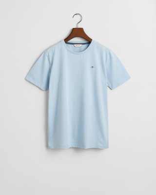 GANT - Teens shield t-skjorte, unisex calming blue