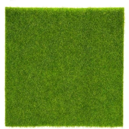 Konstgräsmatta (Storlek: 30 cm x 30 cm), gräsmatta för dekoration 30 cm plast gräsmatta inomhus utomhus grön syntetisk gräsmatta mikro prydnad 