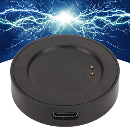 Smartwatch Magnetisk Laddare Ersättningsladdkabel USB Laddningsdocka för Realme Watch T1 Svart