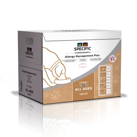 Specific COD-HY Allergen Management Plus, Diætetisk Fuldfoder til Voksne Hunde og Hvalpe med Foderintolerance