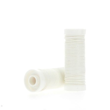 Vaxad bomullssnöre Rund Fusette 5m (Förpackning med 5) - L02CCR005-68016