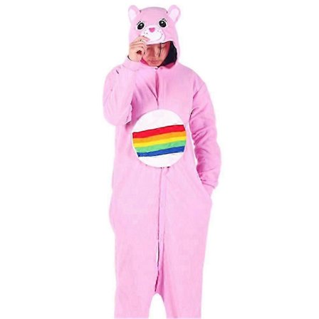 Tegneseriebjørn Onesie pyjamas for voksne - Cosplay-kostyme for halloween - Myke fleece hjemmeklær-2025