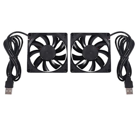 80mm 5v Usb Vifte 80mm 8cm 8015 Børsteløs DC Kjølevifte PC Datamaskin Ruter Kabinett Vifte Kjøler 2stk