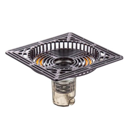 Brusegulv Afløb Håndvask Si GRÅ